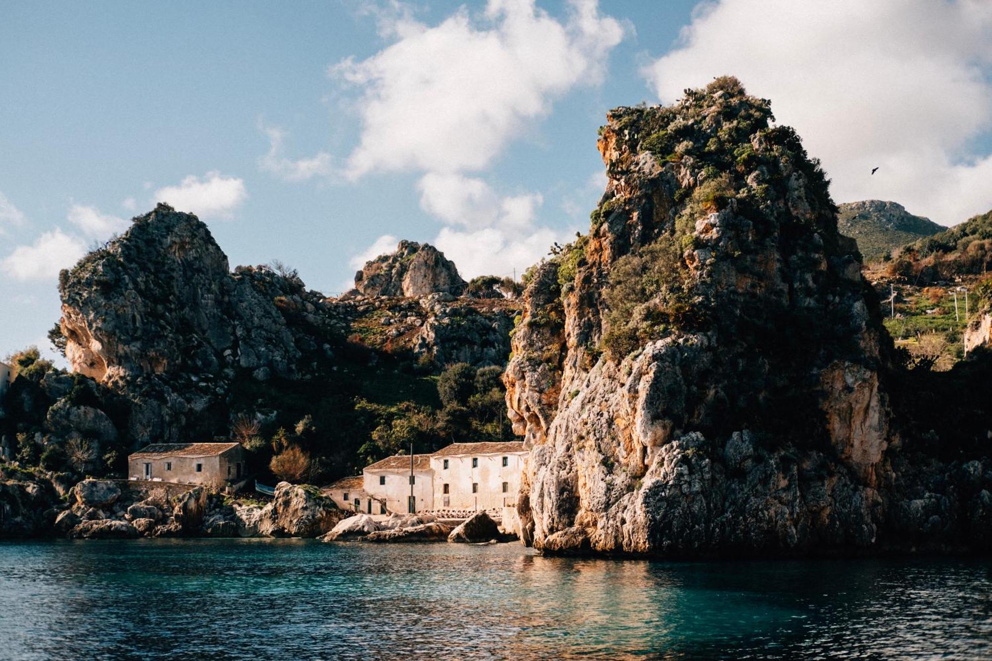 Tonnara Di Scopello Villa Castellammare del Golfo Bagian luar foto